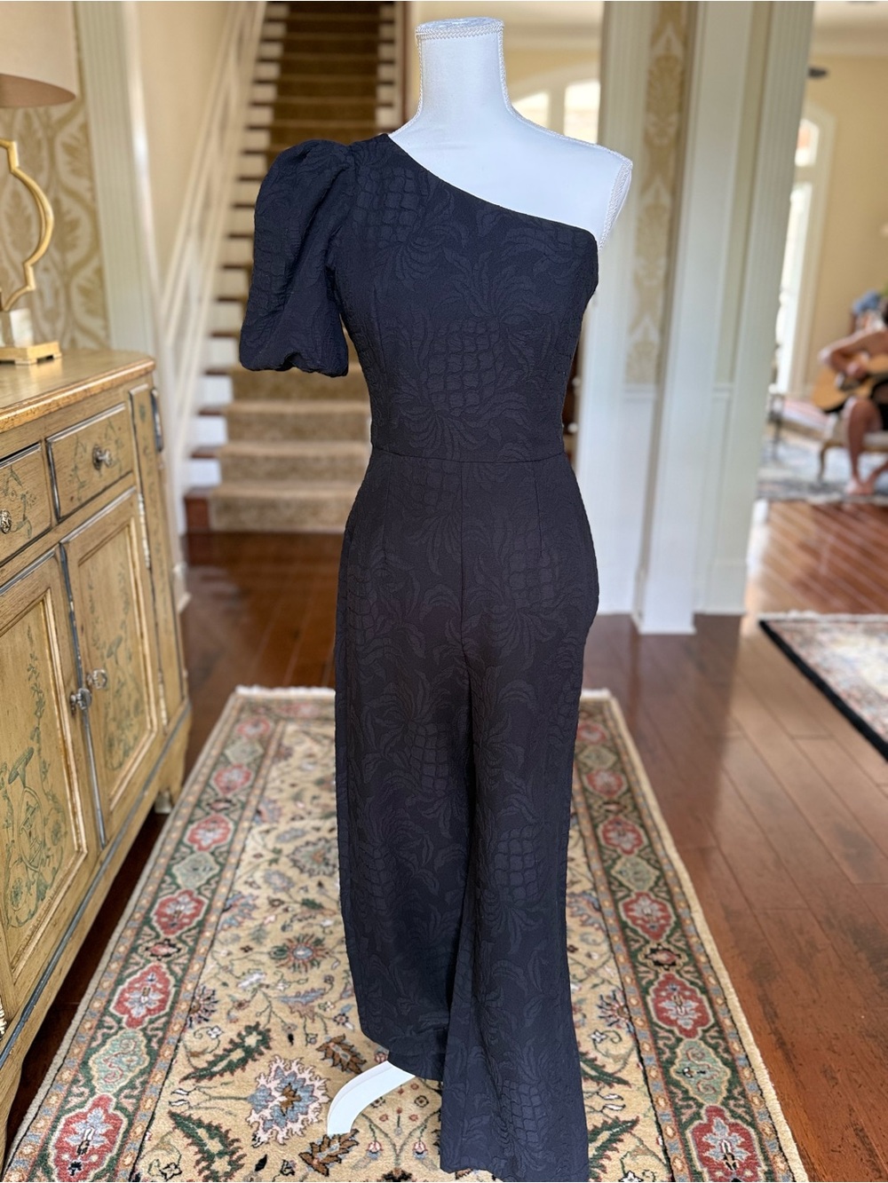 Lilly Pulitzer Black Garment with Hot Pink Label